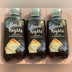 3 New and Unused Bath & Body Works Products in Beach Nights Retired Scent
